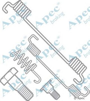 APEC BRAKING kit794 -  Комплектующие, тормозная колодка